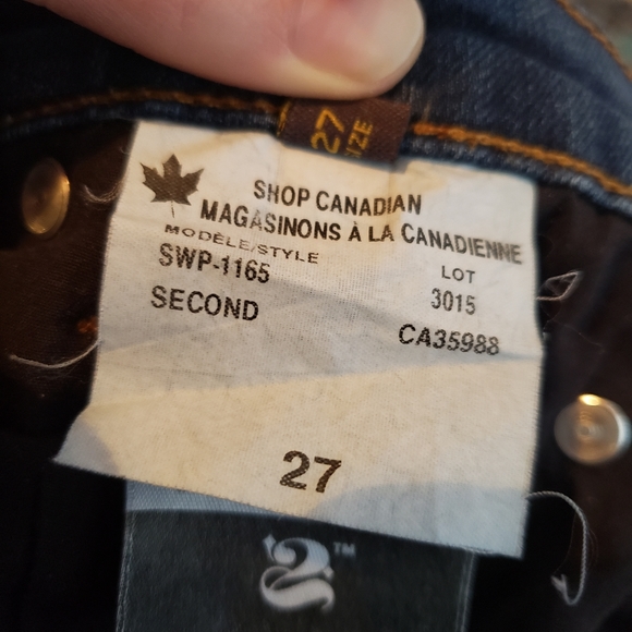 TALL Second Yoga Jeans. Size 27 - Picture 7 of 9